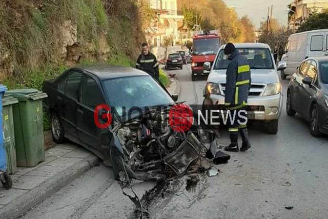 Τροχαίο ατύχημα στη Βέροια - Τραυματίστηκαν δύο ανήλικοι! (φωτο)